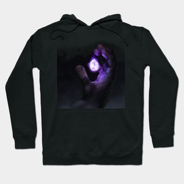 Hulk Infinity Stone Neon Hoodie by enchantingants